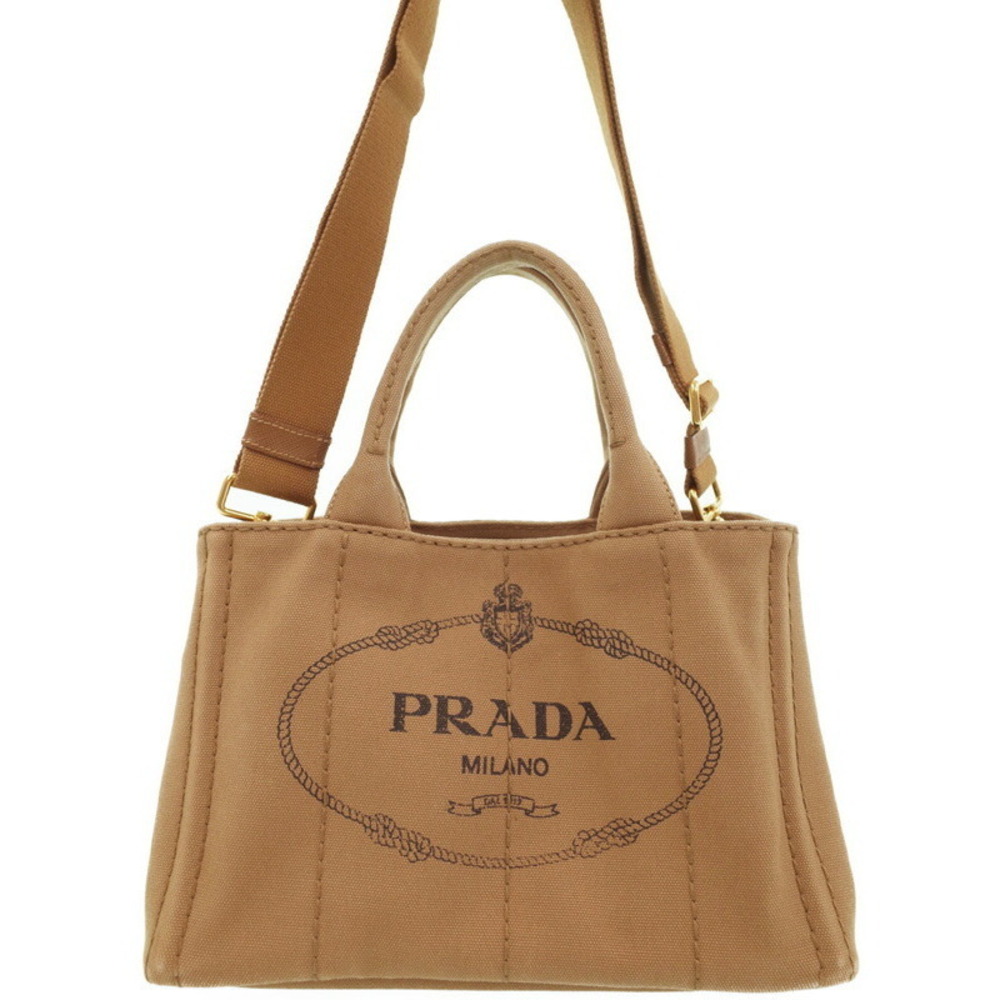 Prada Canapa 2way tote Shoulder bag canvas
